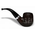 Cachimbo Bertoldi Maestro Briar Rústico 9mm Peça Única